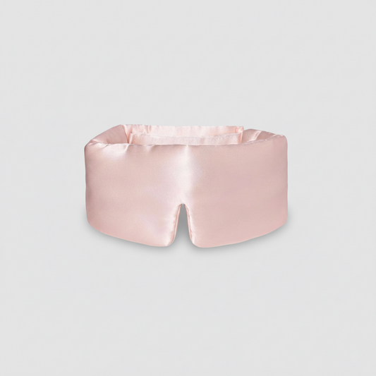 Sunset Pink Silk Sleep Eye Mask